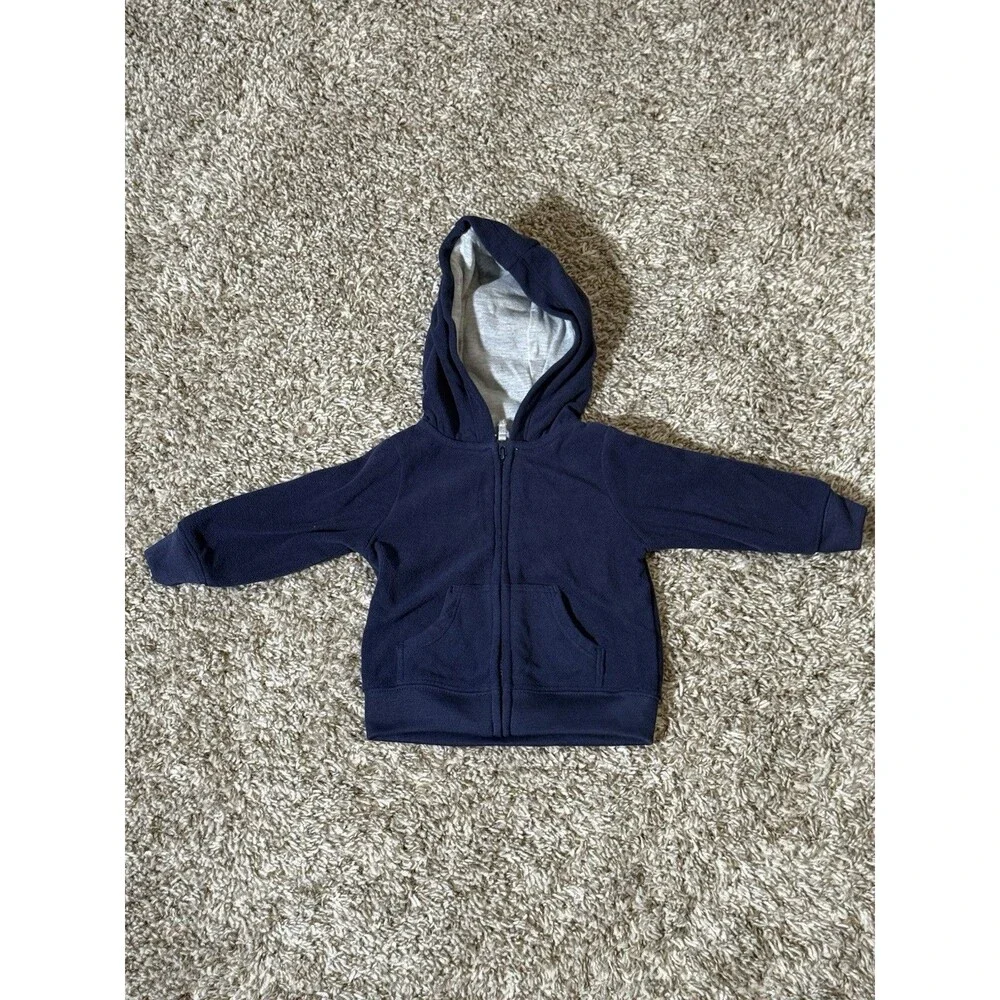 Simple Joys by Carter’s Baby Hoodie Jacket Navy Blue 3–6 Months